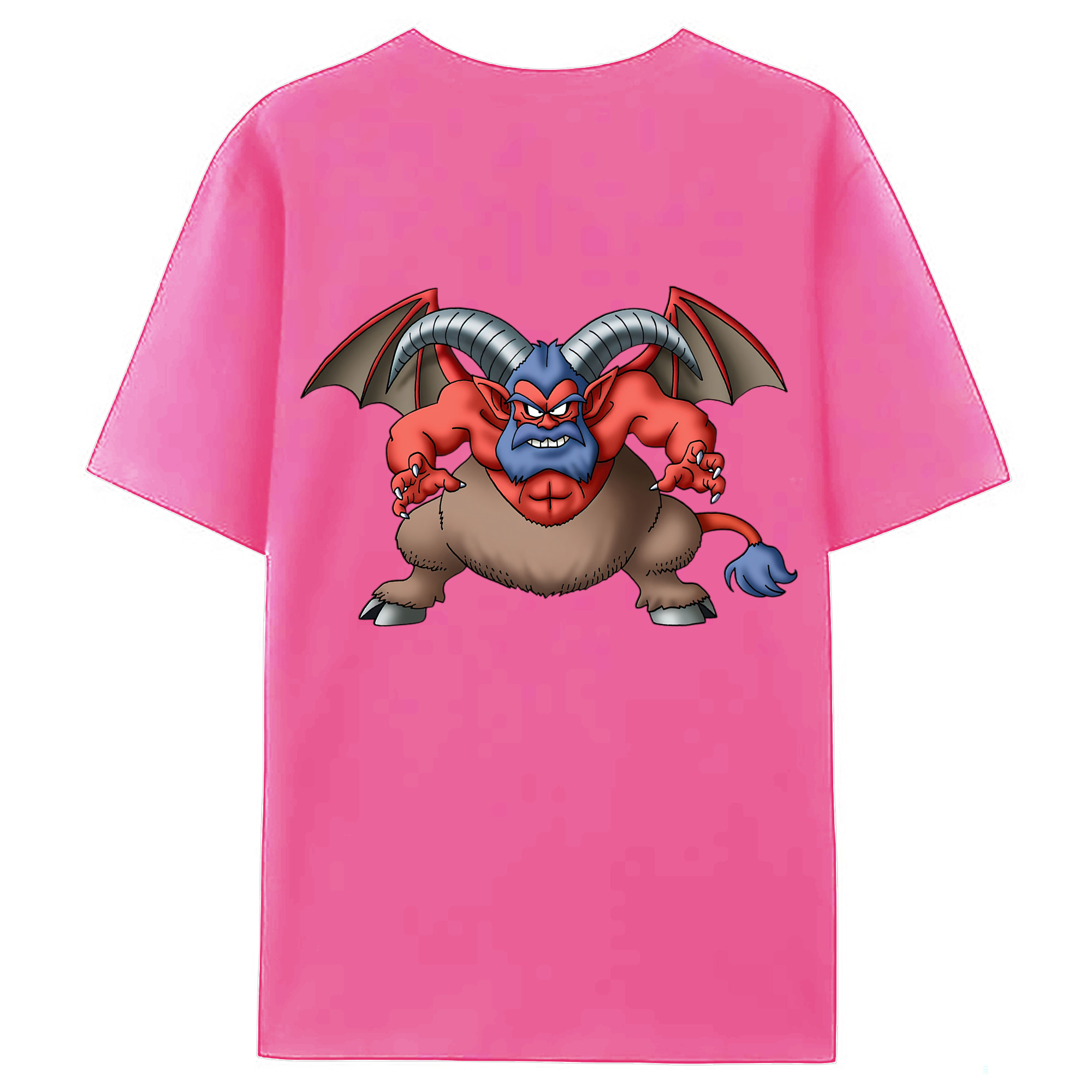 （画像用） ドラゴンクエスト Doragon Kuesuto Dragon Quest レディース半袖Tシャツ(バックプリント)